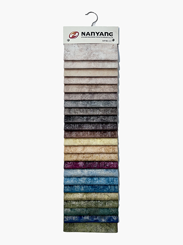 NY-01 teñido con la tela colorida del sofá del terciopelo de Holanda de la hoja para la decoración casera